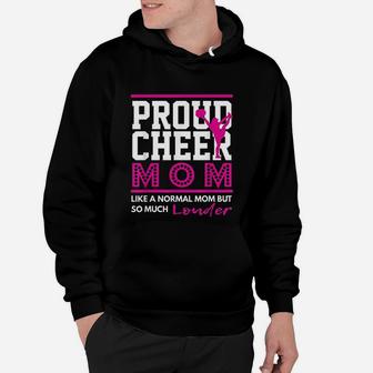 Cheerleading Proud Cheer Mom Gift Hoodie - Seseable