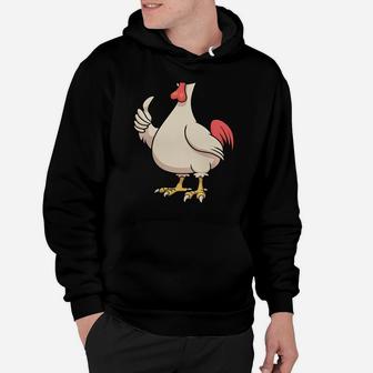 Chicken Costume T-shirt For Halloween Rooster Animal Cosplay Hoodie - Seseable
