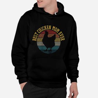Chicken Mom Vintage Retro Good Gifts For Mom Hoodie - Seseable