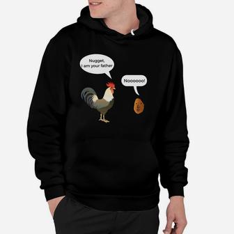 Chicken Nugge Funny Fathers Day Hoodie - Seseable