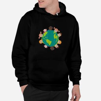 Children Around The World Against Climate Change Hoodie - Seseable