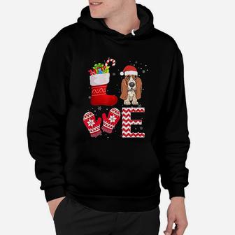 Christmas Basset Hound Lover Gifts Basset Hound Hoodie - Seseable