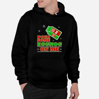 Christmas Eggnog Funny Secret Santa White Elephant Hoodie - Seseable