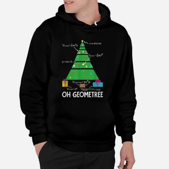 Christmas Tree Geometree Geometry Funny Math Teacher Hoodie - Seseable