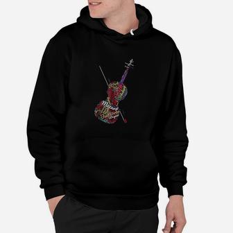 Classical Music Composers Violin Word Art Hoodie - Seseable