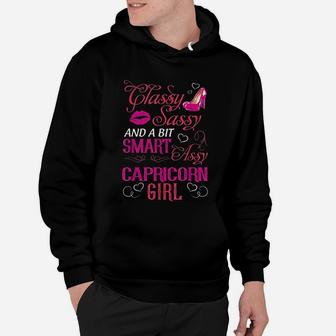 Classy Sassy And A Bit Smart Assy Capricorn Girl Bday Hoodie - Seseable