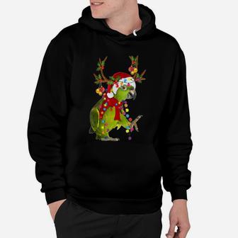Cockatoo Parrot Bird Reindeer Christmas Light Ornament T-shirt Hoodie - Seseable