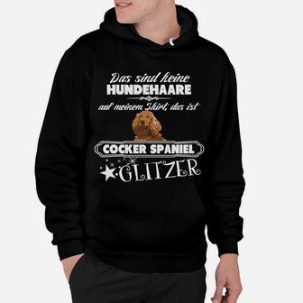 Cocker Spaniel Glitzer Hoodie, Stilvoll für Hundefans - Seseable