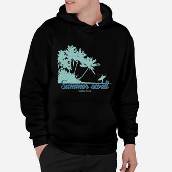 Costa Rica Surfing Summer Swell Graphic T-shirt Hoodie - Seseable