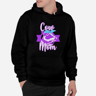 Crazy Cow Mom Cow Lady Gift Dairy Farmer Women Gifts Hoodie - Seseable