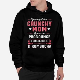 Crunchy Mom Funny Mama Mother Womens Boho Whole Food Hoodie - Seseable