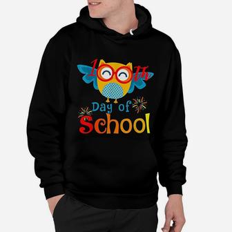 Cute 100th Day Of School Owl Lover 100 Days Teacher Hoodie - Seseable