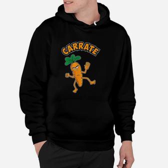 Cute And Funny Carrate Karate Training Carrot Pun Hoodie - Seseable