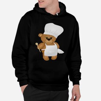 Cute Chef Teddy Bear Hoodie - Seseable