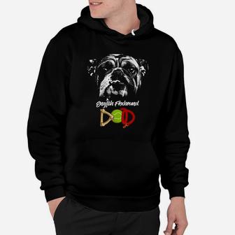 Cute English Bulldog Dad, christmas dog gift, gifts for dog owners, dog gifts Hoodie - Seseable