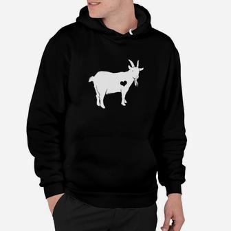 Cute Goat In My Heart Awesome Goat Gift For Christmas Hoodie - Seseable