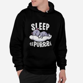 Cute Sleep Cat Nap Queen Sleep Hoodie - Seseable