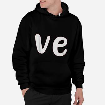 Cute Valentines Day Matching Couple Outfit Gift Love Hoodie - Seseable