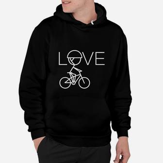 Cyclist Gifts For Women Girls Bike Lover Themed Gift Bicycle Hoodie - Seseable
