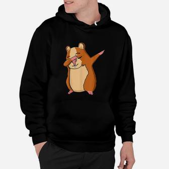 Dabbing Hamster Clothes Outfit Dab Dance Gift Hamster Hoodie - Seseable