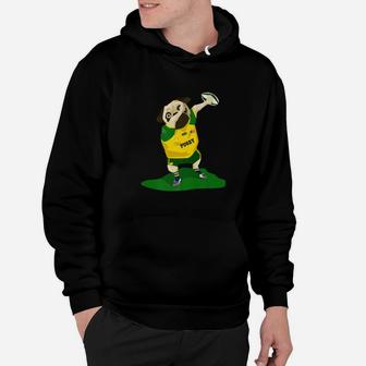 Dabbing Rugby League Pug Dog Funny Sports Lover Hoodie - Seseable