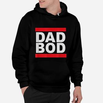 Dad Bod Design 2 Red Lines Fathers Day Gift Hoodie - Seseable