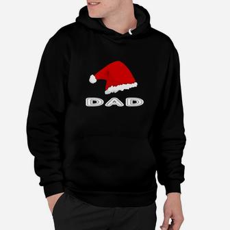 Dad Christmas Santa Hat Family Matching Pajama Papa Hoodie - Seseable
