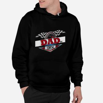 Dad Pit Crew For Car Racing Party Matching Costume Hoodie - Seseable