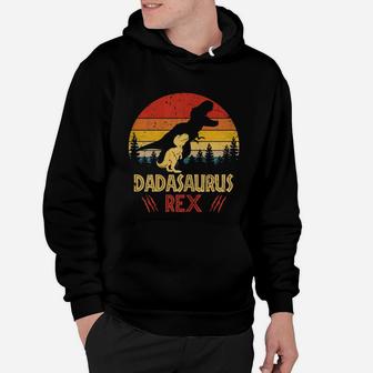 Dadasaurus Rex Vintage Retro Father Day Shirt Hoodie - Seseable