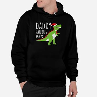 Daddy Dad Saurus Family Matching Pajama Christmas Shirt Gift Hoodie - Seseable