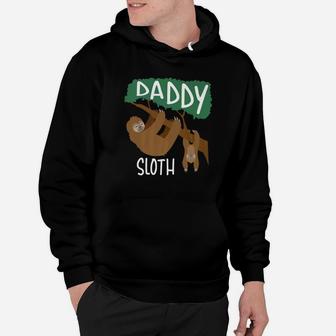 Daddy Sloth Shirt Men Zoo Animal Lovers Hilarious Gift Hoodie - Seseable