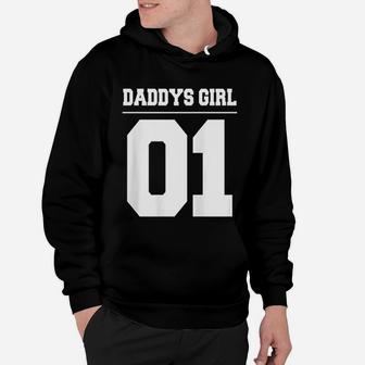Daddys Girl 01 Fathers Day Gift Idea Daddy Daughter Matching Hoodie - Seseable