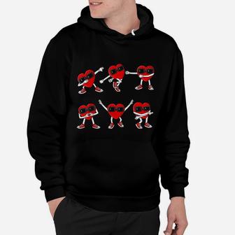 Dancing Hearts Dance Challenge Valentines Day Hoodie - Seseable