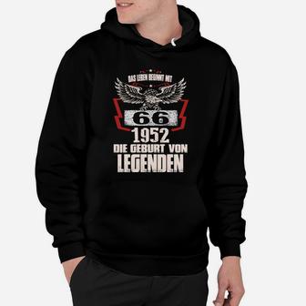 Das Leben Beginnt Mit 1952 Hoodie - Seseable