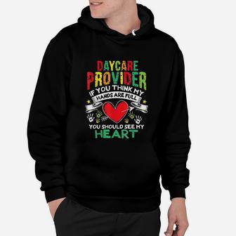 Daycare Provider Gift Cute Appreciation Childcare Teacher Hoodie - Seseable