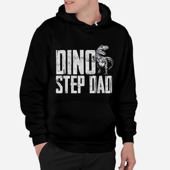 Dino Step Dad Dinosaur Family Hoodie - Seseable