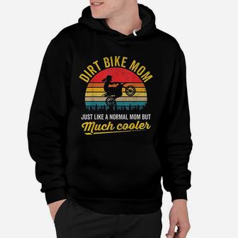 Dirt Bike Mom Mother Rider Biker Hoodie - Seseable