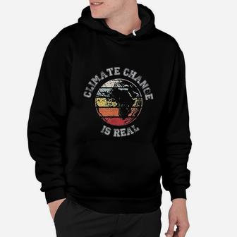 Distressed Earth Planet Climate Change Is Real Science Gift Hoodie - Seseable