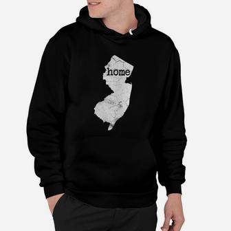 Distressed New Jersey Home Shirt New Jersey Shirt Hoodie - Seseable