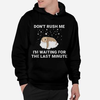 Dont Rush Me I Am Waiting For The Last Minute Hoodie - Seseable