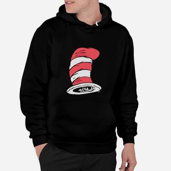 Dr Seuss Cat In The Hat Big Hat Hoodie - Seseable