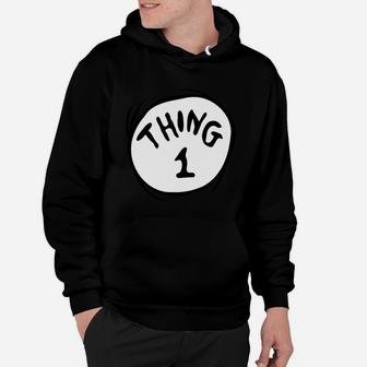 Dr Seuss Thing 1 Hoodie - Seseable