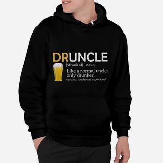 Druncle Uncle Beer Drinker Funny Drinking Gifts Hoodie - Seseable