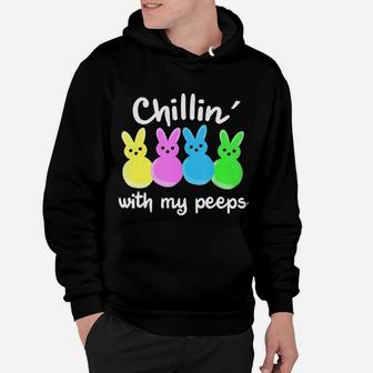 Easter Bunny Chilling With My Peeps Best Ever Hoodie - Seseable