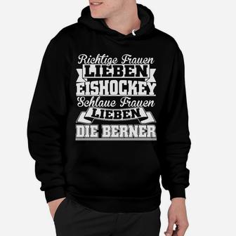 Eishockey Fan Hoodie für Frauen, Berner Liebe & Unterstützung - Seseable