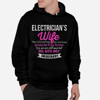 Electrician Wife Gift Funny Wedding Anniversary Hoodie - Seseable