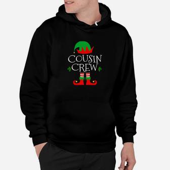 Elf Cousin Crew Matching Family Group Christmas Gifts Hoodie - Seseable