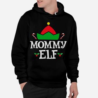 Elf Mommy Matching Family Group Christmas Pajama Hoodie - Seseable
