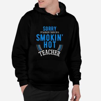 Engaged To A Teacher Funny Marry Hot Teachers Gift Hoodie - Seseable