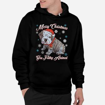 English Bulldog Christmas Shirts Hoodie | Seseable FR
